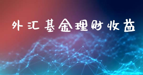 外汇基金理财收益_https://qh.lansai.wang_期货理财_第1张