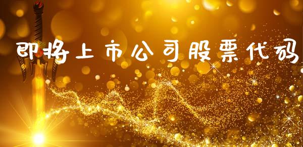 即将上市公司股票代码_https://qh.lansai.wang_新股数据_第1张