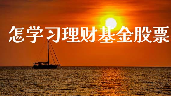 怎学习理财基金股票_https://qh.lansai.wang_期货理财_第1张