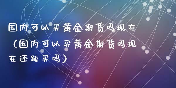 国内可以买黄金期货吗现在（国内可以买黄金期货吗现在还能买吗）_https://qh.lansai.wang_股票技术分析_第1张