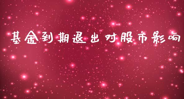 基金到期退出对股市影响_https://qh.lansai.wang_期货理财_第1张