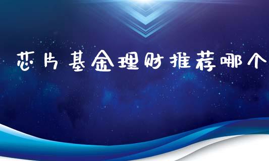 芯片基金理财推荐哪个_https://qh.lansai.wang_期货理财_第1张