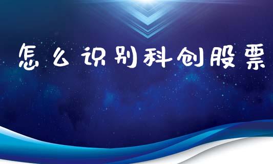怎么识别科创股票_https://qh.lansai.wang_期货怎么玩_第1张