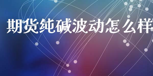 期货纯碱波动怎么样_https://qh.lansai.wang_期货怎么玩_第1张