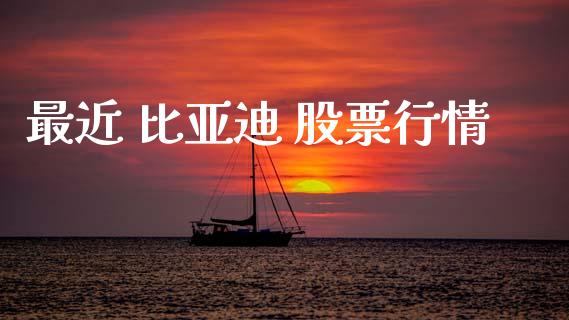 最近 比亚迪 股票行情_https://qh.lansai.wang_新股数据_第1张