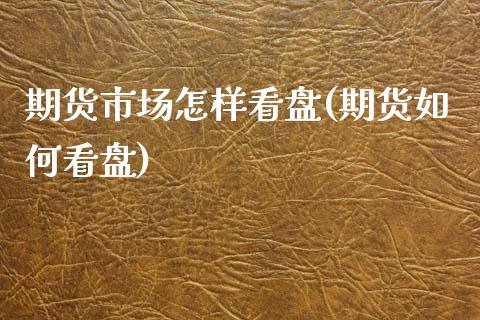 期货市场怎样看盘(期货如何看盘)_https://qh.lansai.wang_期货理财_第1张