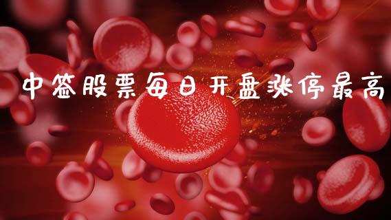 中签股票每日开盘涨停最高_https://qh.lansai.wang_期货喊单_第1张