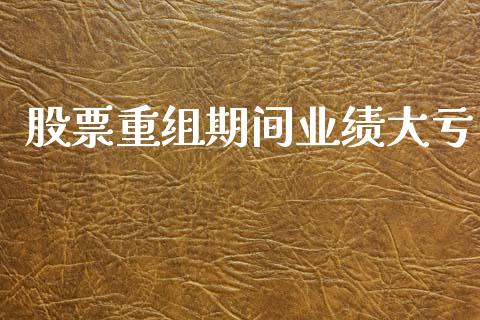 股票重组期间业绩大亏_https://qh.lansai.wang_新股数据_第1张