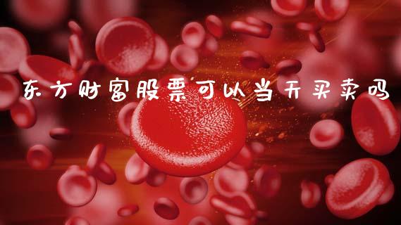 东方财富股票可以当天买卖吗_https://qh.lansai.wang_期货喊单_第1张