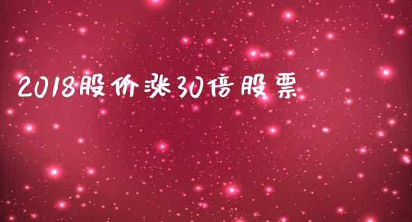 2018股价涨30倍股票_https://qh.lansai.wang_期货怎么玩_第1张