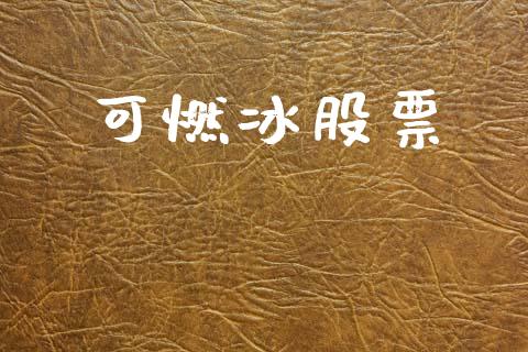 可燃冰股票_https://qh.lansai.wang_期货怎么玩_第1张