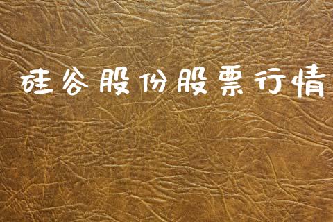 硅谷股份股票行情_https://qh.lansai.wang_新股数据_第1张