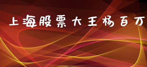 上海股票大王杨百万_https://qh.lansai.wang_期货怎么玩_第1张