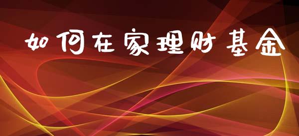 如何在家理财基金_https://qh.lansai.wang_期货理财_第1张