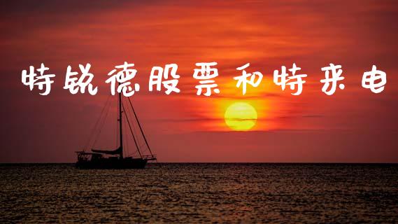 特锐德股票和特来电_https://qh.lansai.wang_期货喊单_第1张