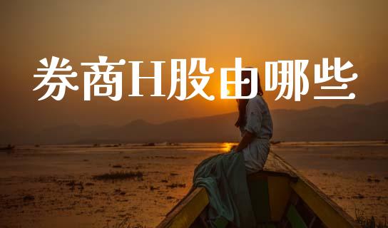 券商H股由哪些_https://qh.lansai.wang_股票技术分析_第1张