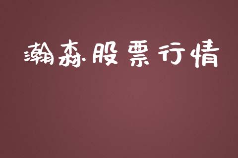 瀚森股票行情_https://qh.lansai.wang_新股数据_第1张