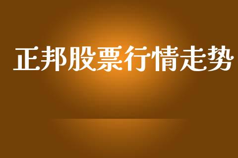 正邦股票行情走势_https://qh.lansai.wang_期货理财_第1张