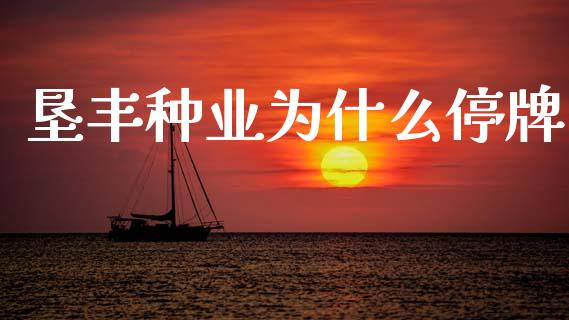 垦丰种业为什么停牌_https://qh.lansai.wang_期货怎么玩_第1张