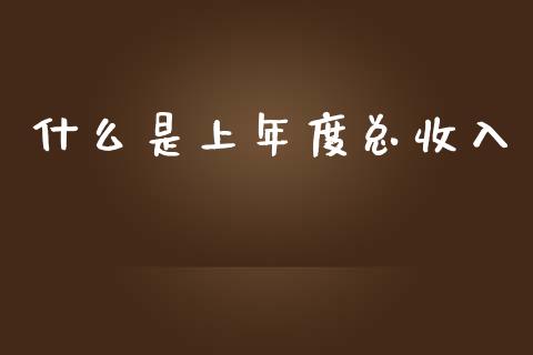 什么是上年度总收入_https://qh.lansai.wang_新股数据_第1张