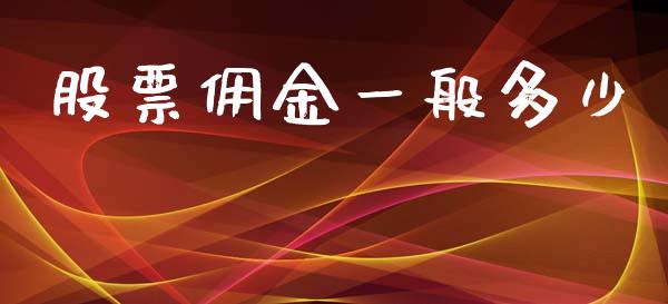 股票佣金一般多少_https://qh.lansai.wang_新股数据_第1张