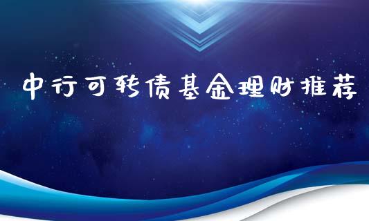 中行可转债基金理财推荐_https://qh.lansai.wang_期货理财_第1张