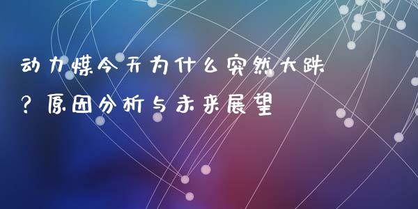 动力煤今天为什么突然大跌？原因分析与未来展望_https://qh.lansai.wang_期货怎么玩_第1张