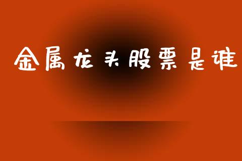 金属龙头股票是谁_https://qh.lansai.wang_新股数据_第1张