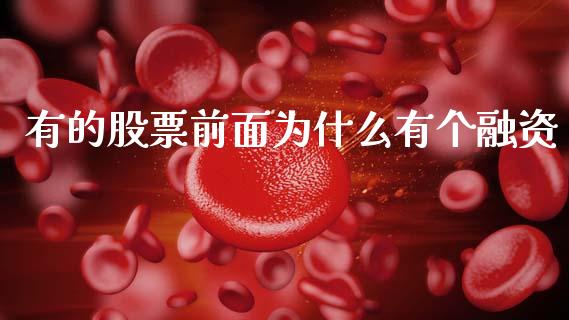 有的股票前面为什么有个融资_https://qh.lansai.wang_期货怎么玩_第1张