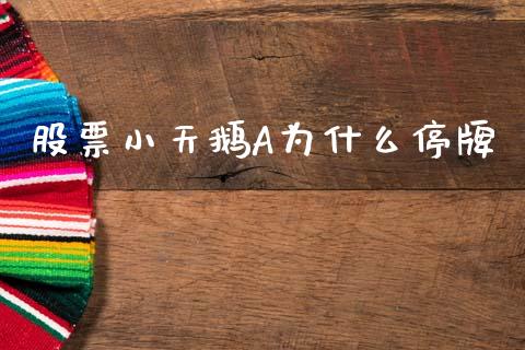 股票小天鹅A为什么停牌_https://qh.lansai.wang_期货理财_第1张