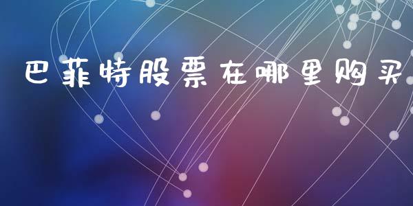 巴菲特股票在哪里购买_https://qh.lansai.wang_期货喊单_第1张