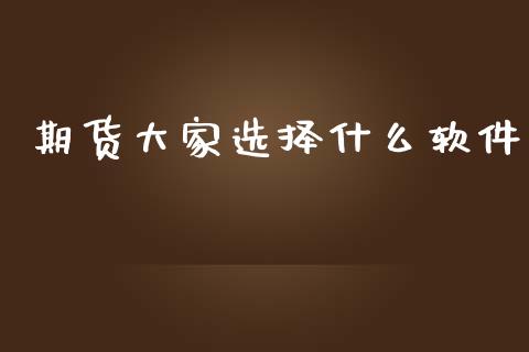 期货大家选择什么软件_https://qh.lansai.wang_期货理财_第1张