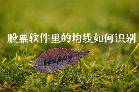 股票软件里的均线如何识别_https://qh.lansai.wang_期货喊单_第1张