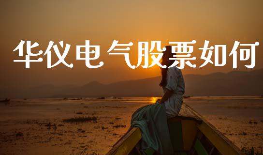 华仪电气股票如何_https://qh.lansai.wang_期货理财_第1张