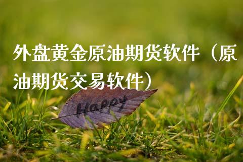 外盘黄金原油期货软件（原油期货交易软件）_https://qh.lansai.wang_期货理财_第1张