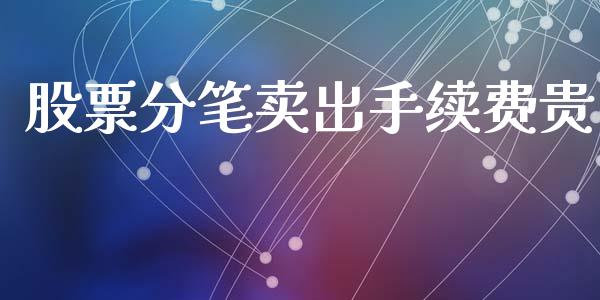 股票分笔卖出手续费贵_https://qh.lansai.wang_期货怎么玩_第1张