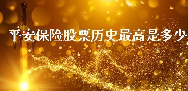 平安保险股票历史最高是多少_https://qh.lansai.wang_期货喊单_第1张