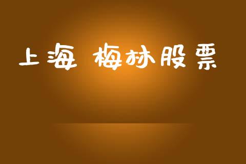 上海 梅林股票_https://qh.lansai.wang_期货喊单_第1张