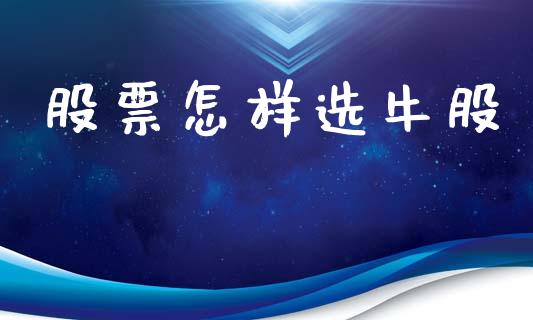 股票怎样选牛股_https://qh.lansai.wang_新股数据_第1张