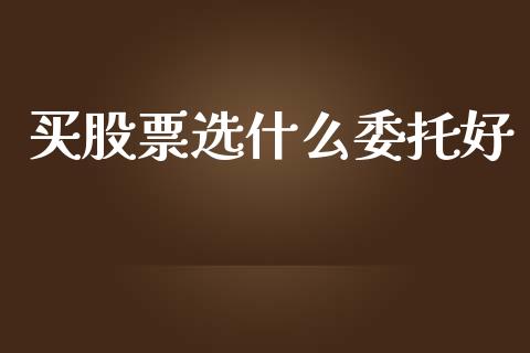 买股票选什么委托好_https://qh.lansai.wang_期货理财_第1张