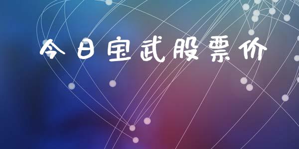 今日宝武股票价_https://qh.lansai.wang_期货怎么玩_第1张
