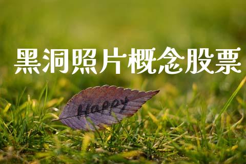 黑洞照片概念股票_https://qh.lansai.wang_期货怎么玩_第1张