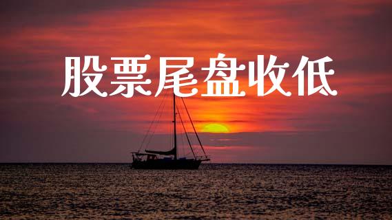 股票尾盘收低_https://qh.lansai.wang_期货怎么玩_第1张