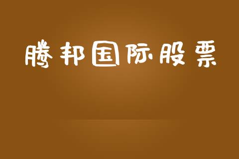 腾邦国际股票_https://qh.lansai.wang_期货理财_第1张