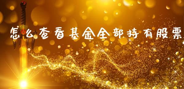 怎么查看基金全部持有股票_https://qh.lansai.wang_新股数据_第1张