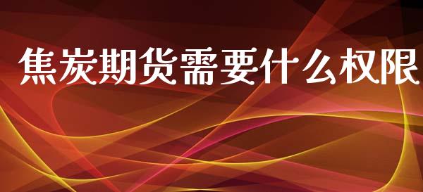 焦炭期货需要什么权限_https://qh.lansai.wang_期货怎么玩_第1张