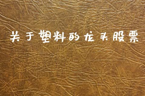 关于塑料的龙头股票_https://qh.lansai.wang_期货怎么玩_第1张