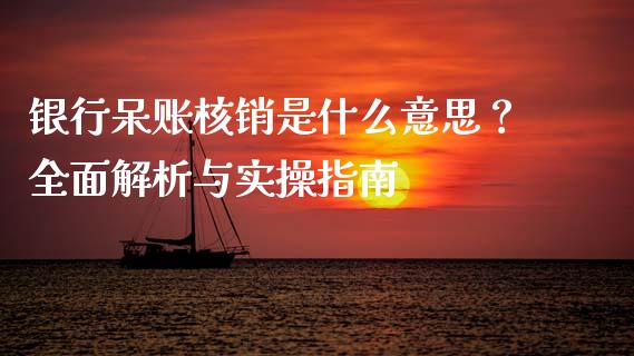 银行呆账核销是什么意思？全面解析与实操指南_https://qh.lansai.wang_期货怎么玩_第1张