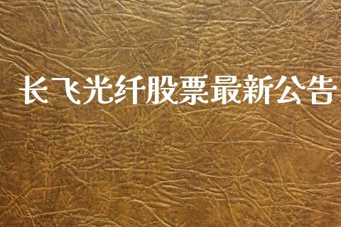 长飞光纤股票最新公告_https://qh.lansai.wang_期货理财_第1张
