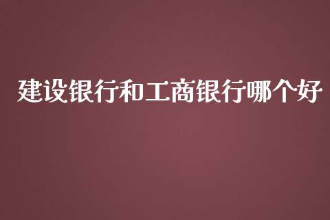 建设银行和工商银行哪个好_https://qh.lansai.wang_新股数据_第1张